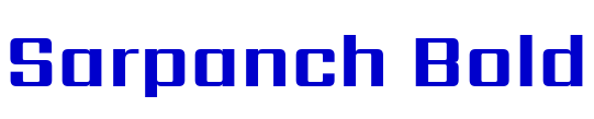 Sarpanch Bold フォント